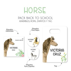 Pack Back to School Horses