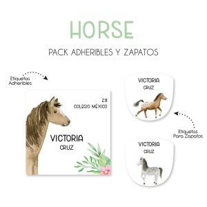 Pack Escuela y Zapatos Horses