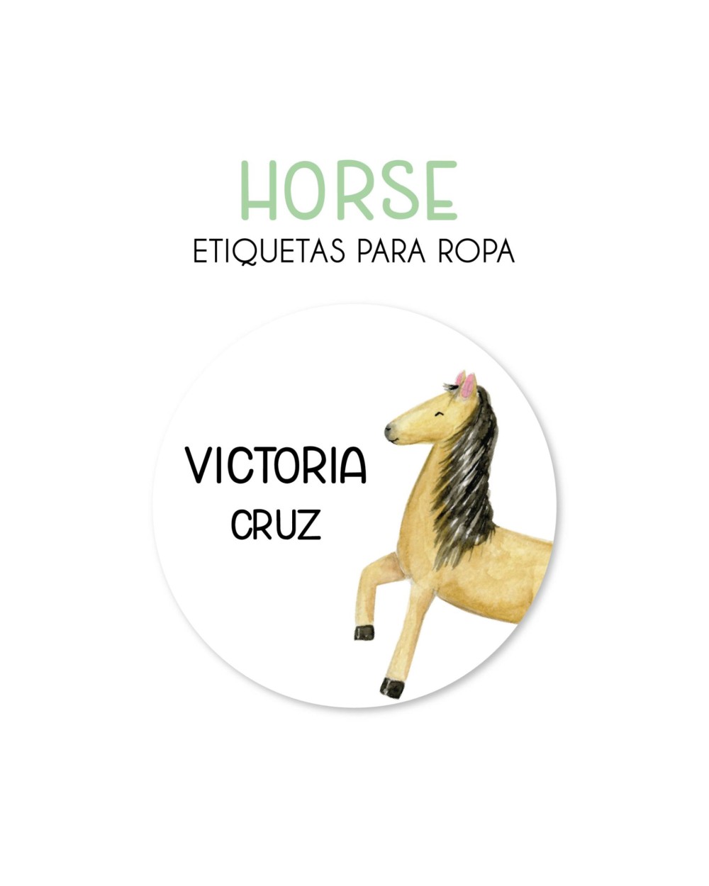 Ropa Horses-Etiquetas Para Ropa Ropa Horses-Etiquetas Para Ropa