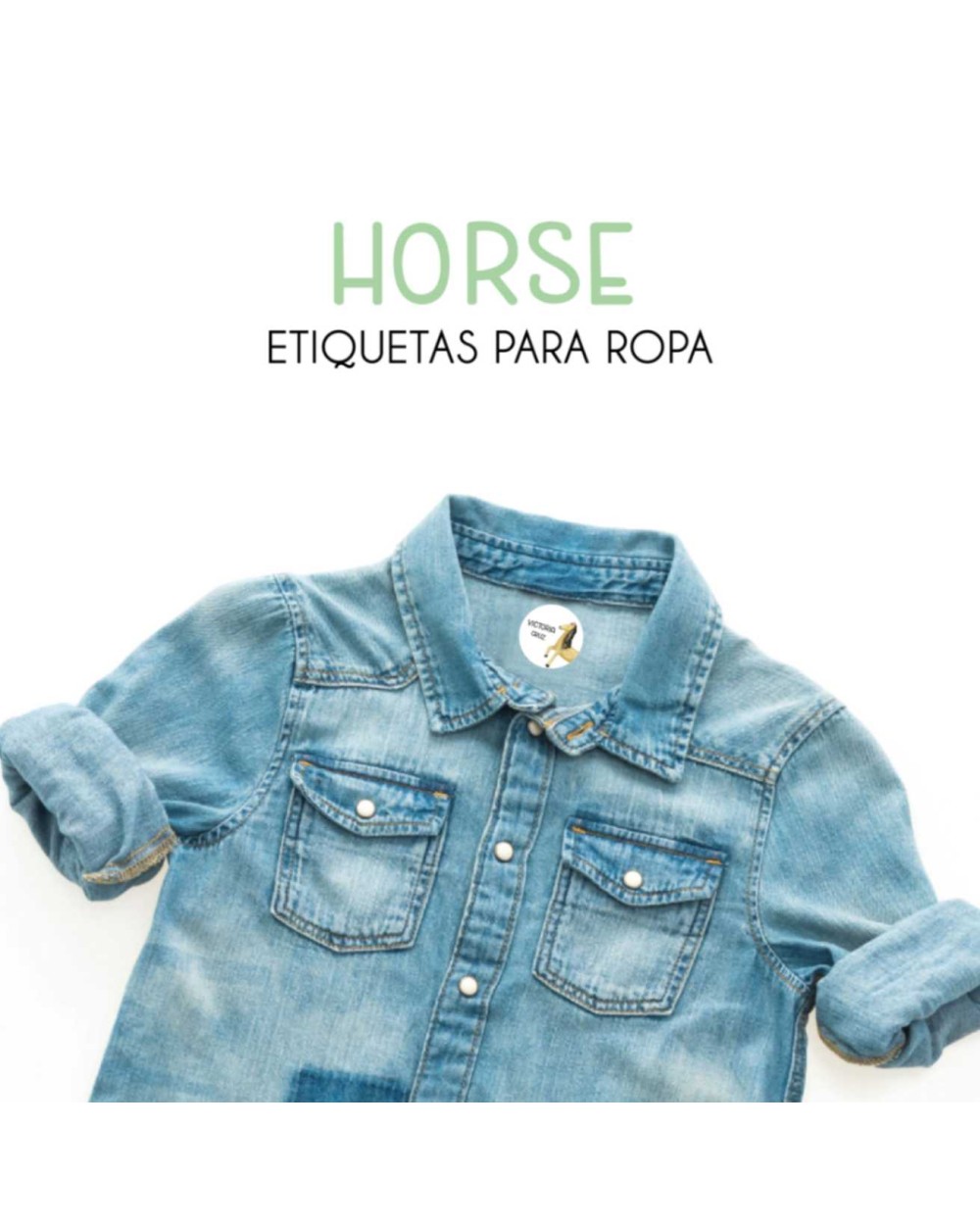 Ropa Horses-Etiquetas Para Ropa Ropa Horses-Etiquetas Para Ropa