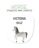 Paquete de etiquetas para Zapato Horses