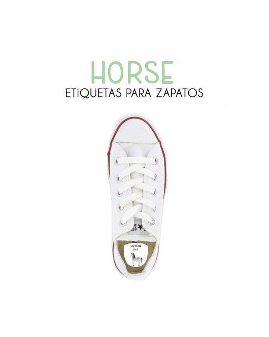 Paquete de etiquetas para Zapato Horses