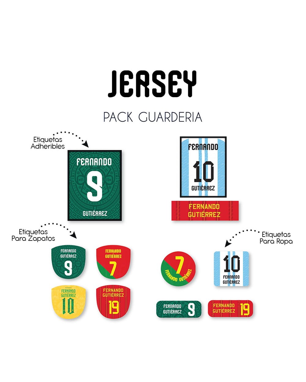 Pack Guardería Jersey | Pack Guarderia