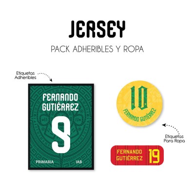 Pack Ropa y Escuela Jersey