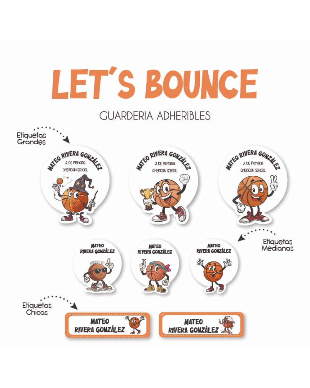 Guarderia Lets Bounce| Etiquetas Para Guarderia Guarderia Lets Bounce| Etiquetas Para Guarderia