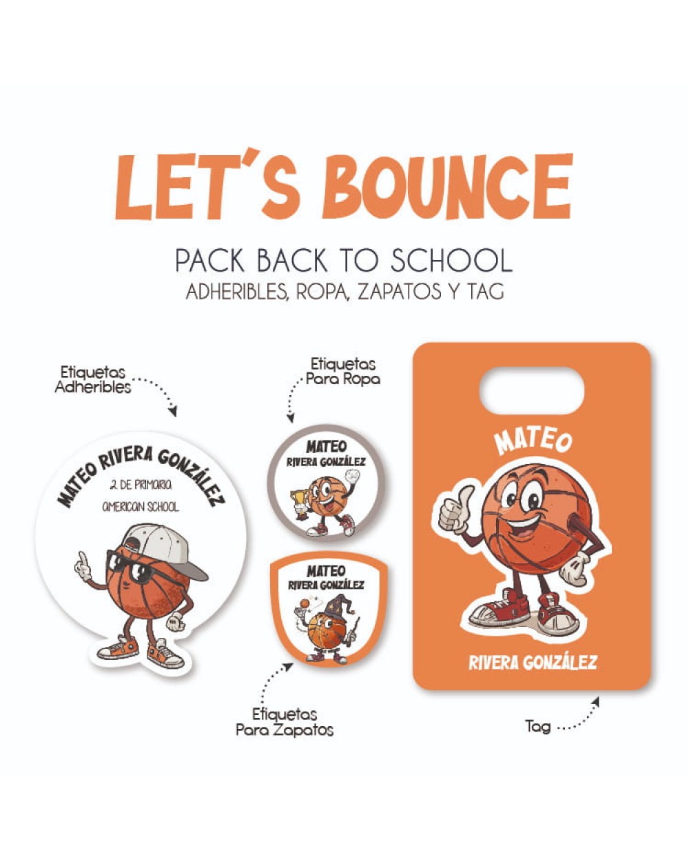 Pack Premium Ropa, Zapatos y Escuela Lets Bounce Pack Premium Ropa, Zapatos y Escuela Lets Bounce