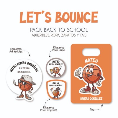 Pack Premium Ropa, Zapatos y Escuela Lets Bounce
