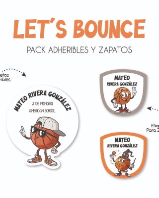 Pack Escuela y Zapatos Lets Bounce