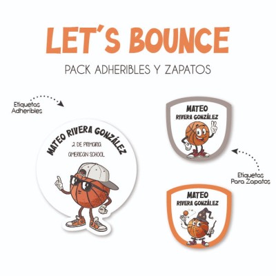 Pack Escuela y Zapatos Lets Bounce