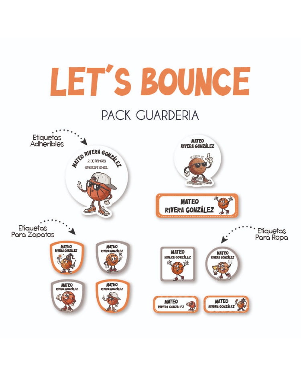 Pack Guardería Lets Bounce| Pack Guarderia Pack Guardería Lets Bounce| Pack Guarderia
