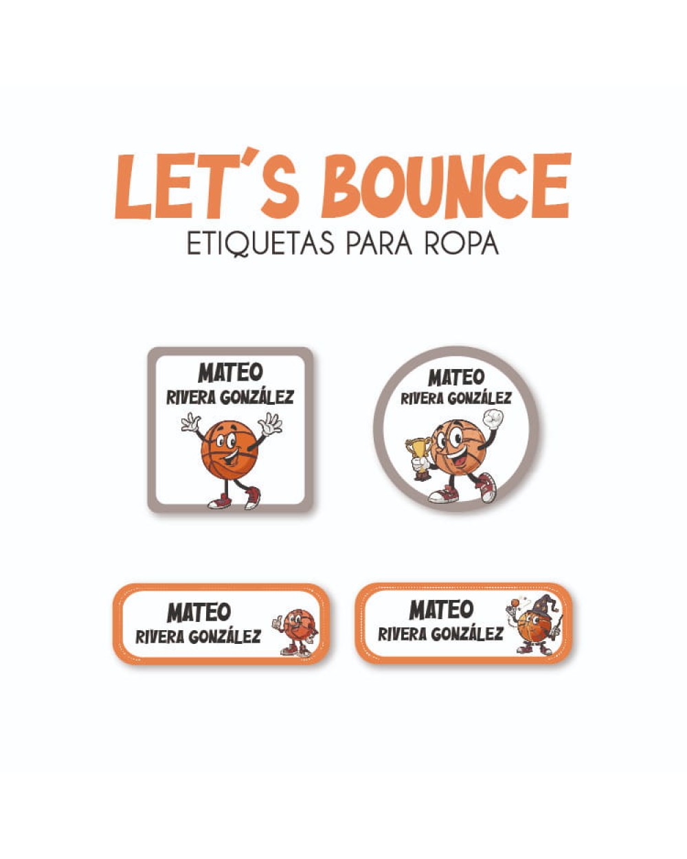 Ropa Lets Bounce-Etiquetas Para Ropa Ropa Lets Bounce-Etiquetas Para Ropa