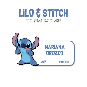 Escuela Adheribles Lilo Stitch Escuela Adheribles Lilo Stitch