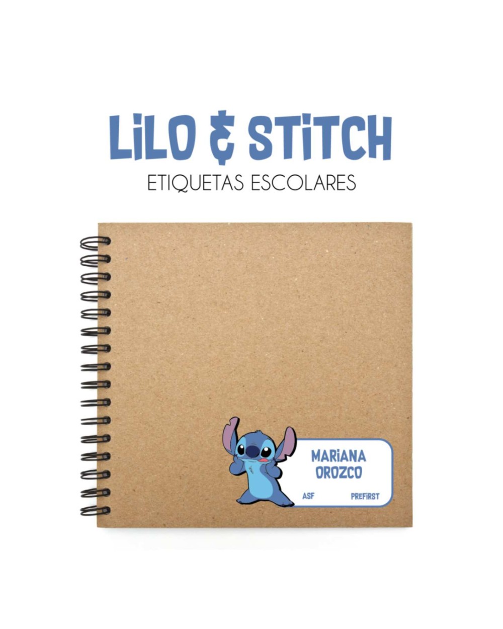 Pack Ropa y Escuela Lilo Stitch| Pack Ropa y Adheribles Pack Ropa y Escuela Lilo Stitch| Pack Ropa y Adheribles