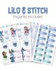 Escuela Adheribles Lilo Stitch-Etiquetas Para Escuela