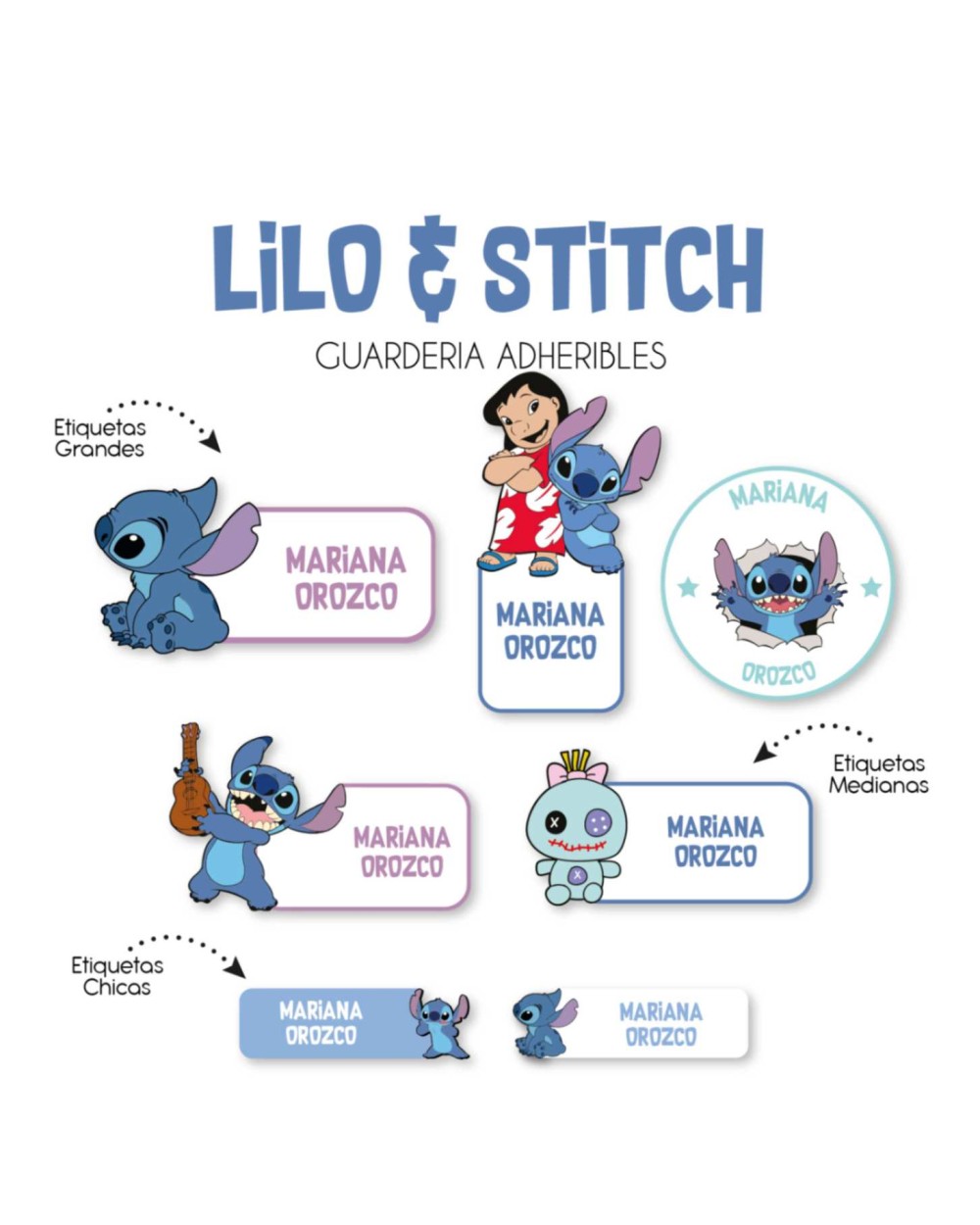 Guarderia Lilo Stitch| Etiquetas Para Guarderia Guarderia Lilo Stitch| Etiquetas Para Guarderia