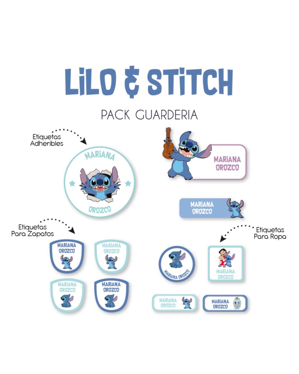 Pack Guardería Lilo Stitch | Pack Guarderia Pack Guardería Lilo Stitch | Pack Guarderia