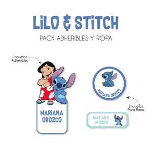 Pack Ropa y Escuela Lilo Stitch