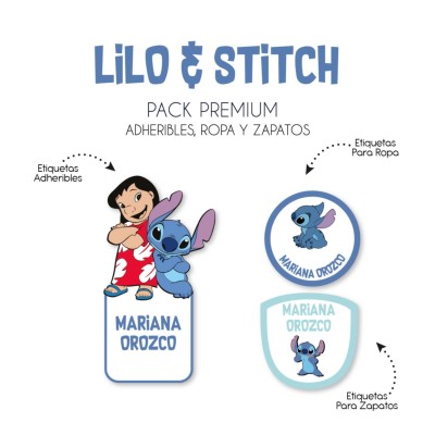 Pack Premium Ropa, Zapatos y Escuela Lilo Stitch