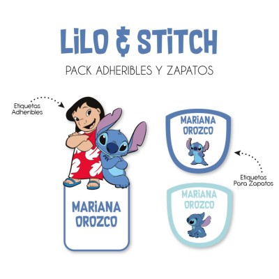 Pack Escuela y Zapatos Lilo Stitch