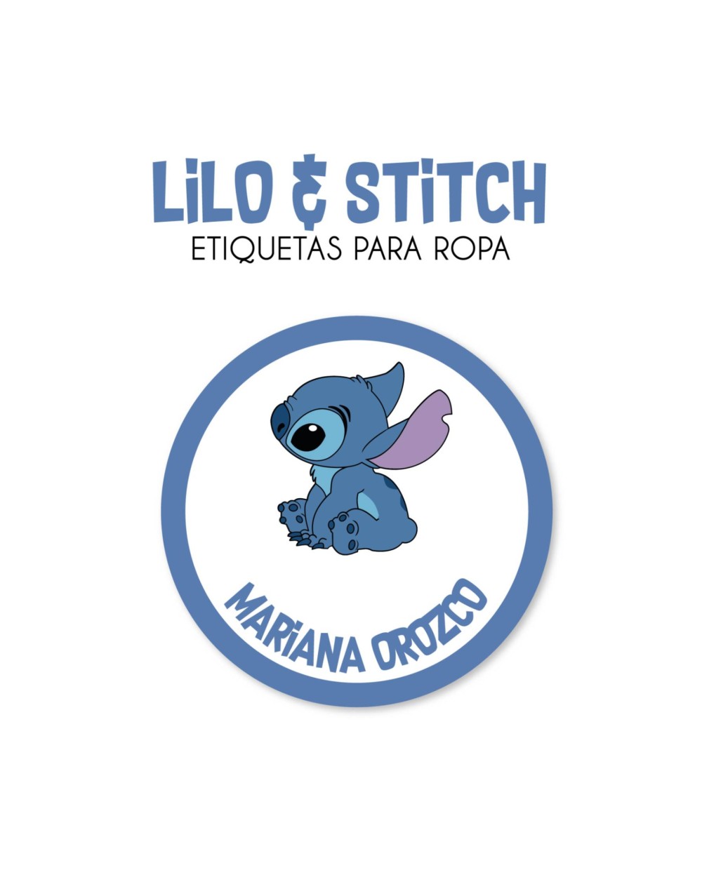 Ropa Lilo Stitch-Etiquetas Para Ropa Ropa Lilo Stitch-Etiquetas Para Ropa