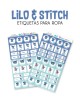 Ropa Lilo Stitch-Etiquetas Para Ropa