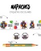 Escuela Adheribles Mapaches-Etiquetas Para Escuela