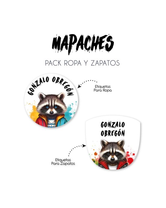 Pack Ropa y Zapatos Mapaches| Pack Ropa y Zapatos