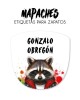 Paquete de etiquetas para Zapato Mapaches
