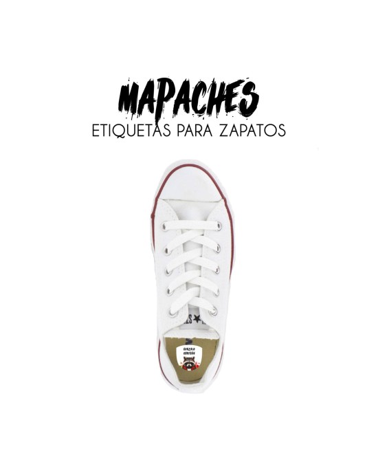 Paquete de etiquetas para Zapato Mapaches