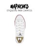 Paquete de etiquetas para Zapato Mapaches