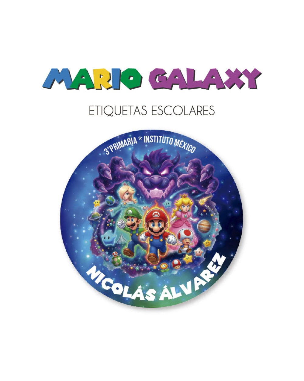 Pack Premium Ropa, Zapatos y Escuela Mario Galaxy Pack Premium Ropa, Zapatos y Escuela Mario Galaxy