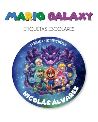 Pack Back to School Mario Galaxy
