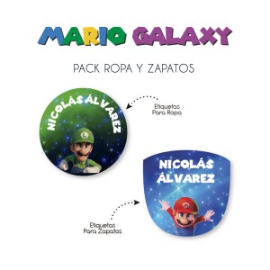 Pack Ropa y Zapatos Mario Galaxy