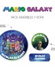 Pack Ropa y Escuela Mario Galaxy | Pack Ropa y Adheribles Pack Ropa y Escuela Mario Galaxy | Pack Ropa y Adheribles
