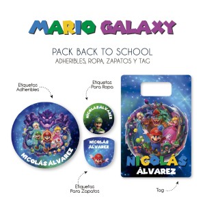 Pack Back to School Mario Galaxy