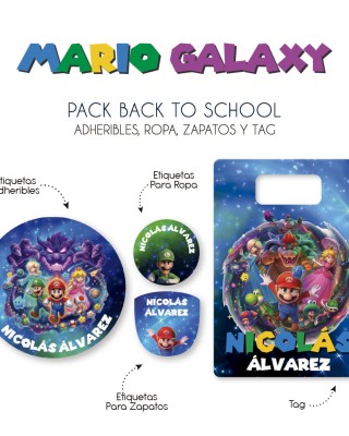Pack Back to School Mario Galaxy