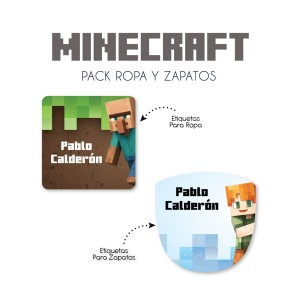 Pack Ropa y Zapatos Minecraft