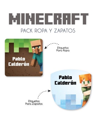 Pack Ropa y Zapatos Minecraft