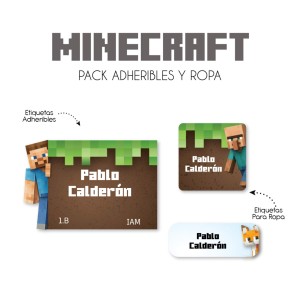 Pack Ropa y Escuela Minecraft