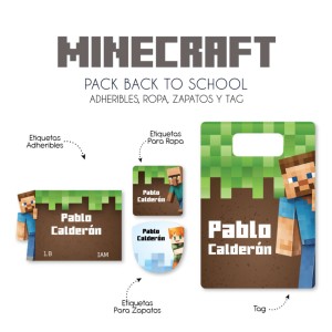 Pack Back to School Minecraft