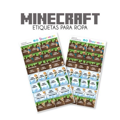 Ropa PLANCHABLES Minecraft Ropa PLANCHABLES Minecraft