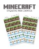 Paquete de etiquetas para Zapato Minecraft
