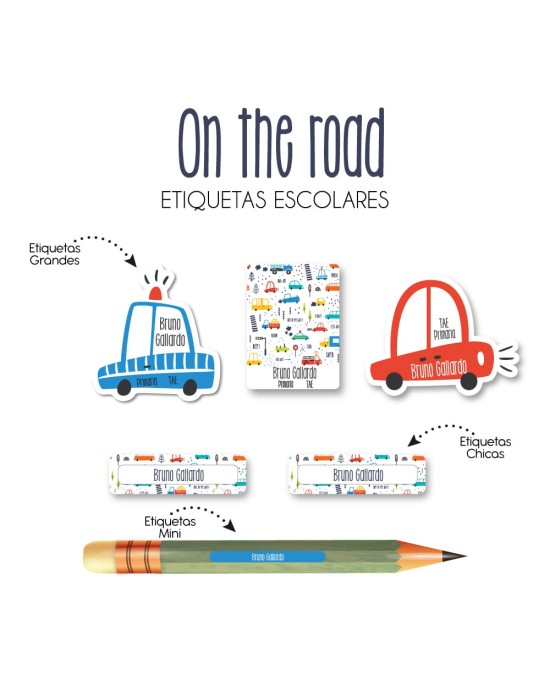 Pack Ropa y Escuela On the Road | Pack Ropa y Adheribles
