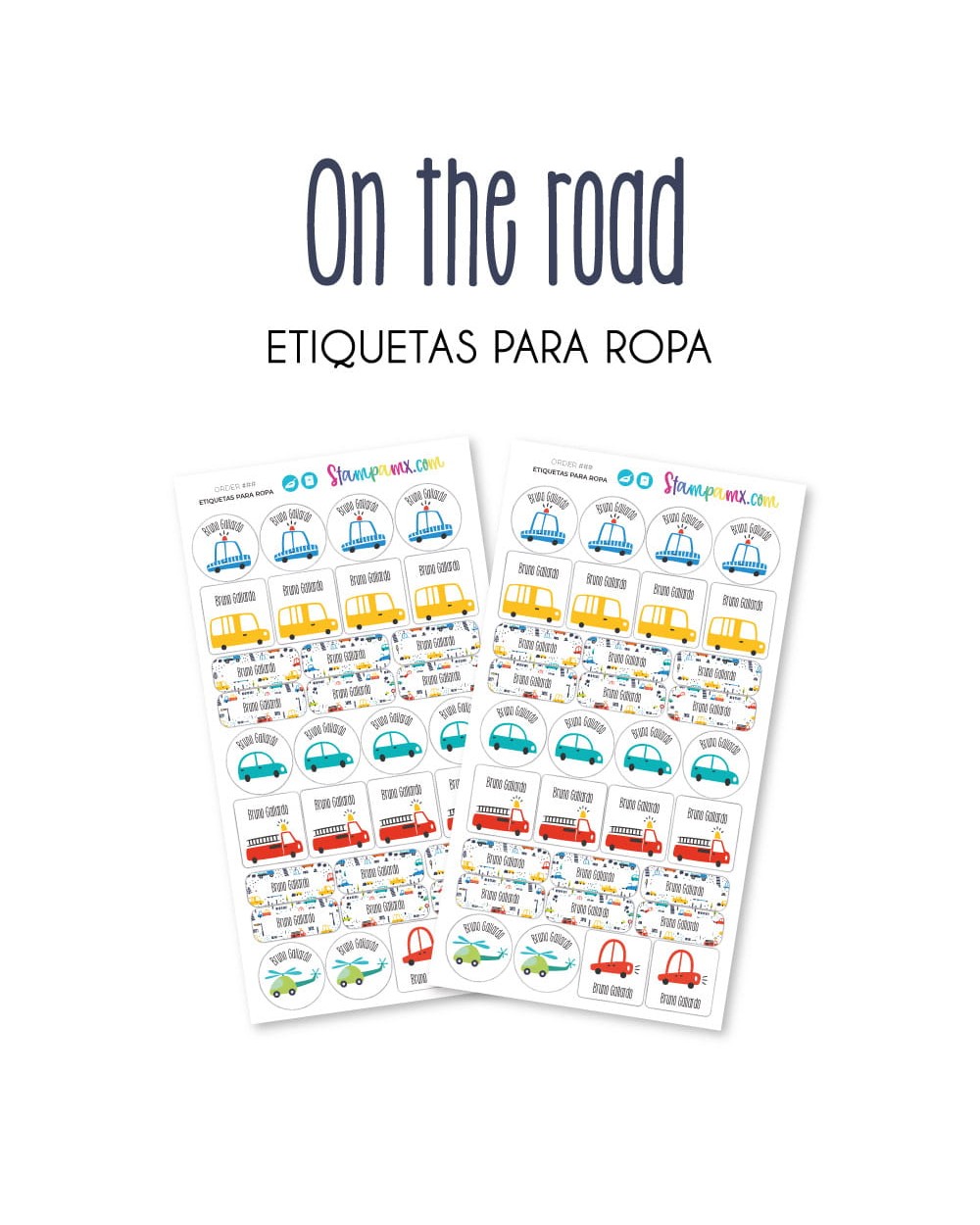 Ropa On the Road-Etiquetas Para Ropa Ropa On the Road-Etiquetas Para Ropa