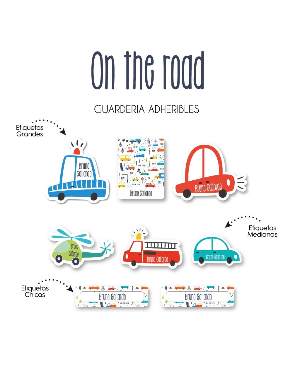 Guarderia On the Road| Etiquetas Para Guarderia Guarderia On the Road| Etiquetas Para Guarderia