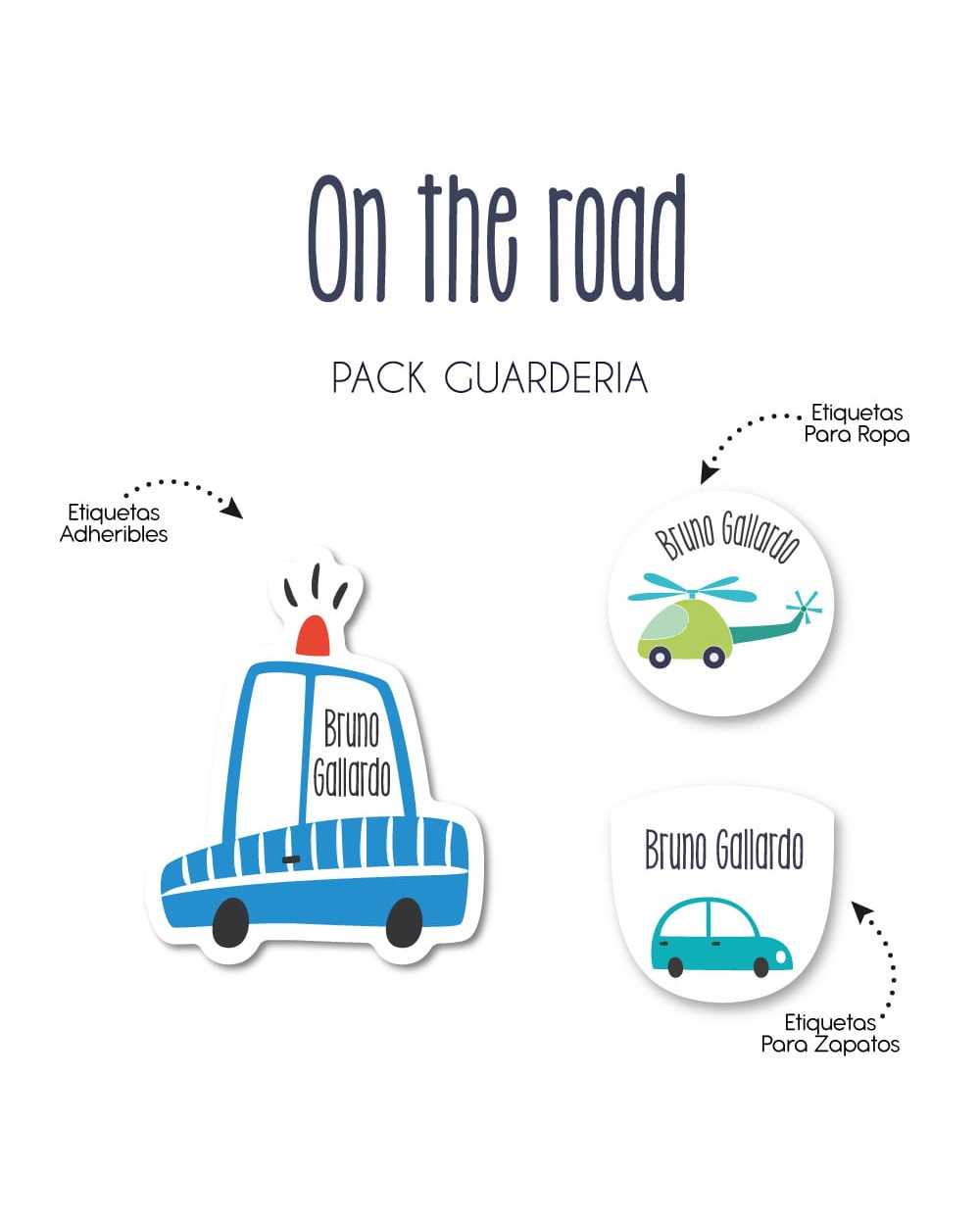 Pack Guardería On the Road | Pack Guarderia Pack Guardería On the Road | Pack Guarderia