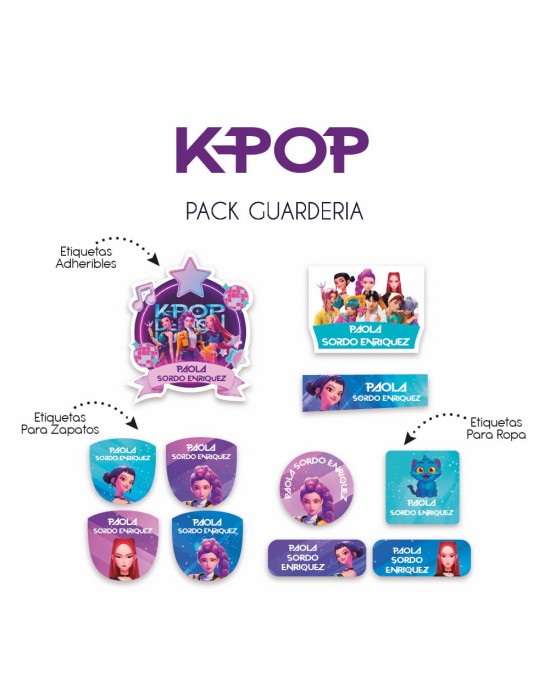 Pack Guardería K-POP | Pack Guarderia