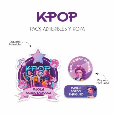 Pack Ropa y Escuela K-POP