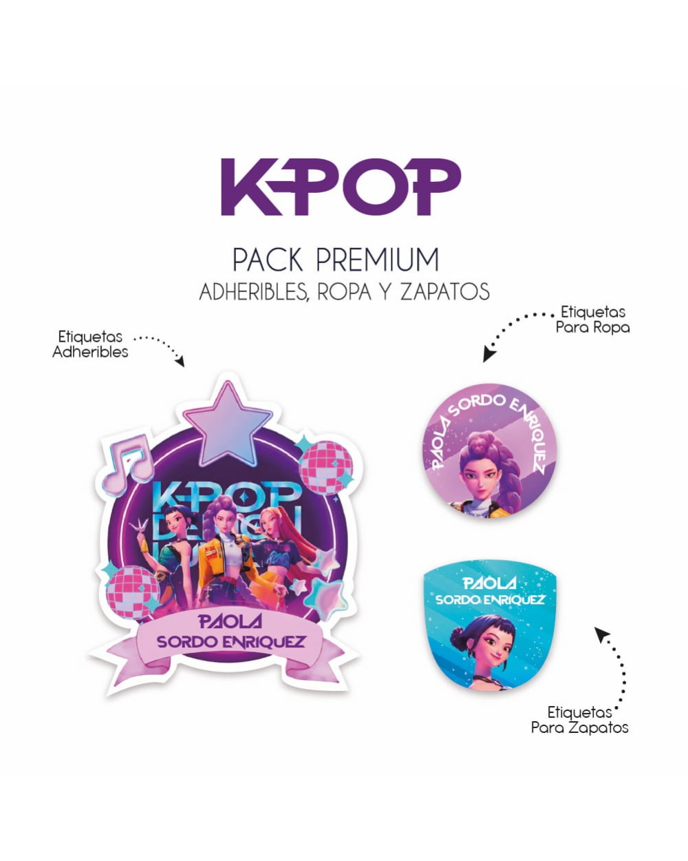 Pack Premium Ropa, Zapatos y Escuela K-POP
