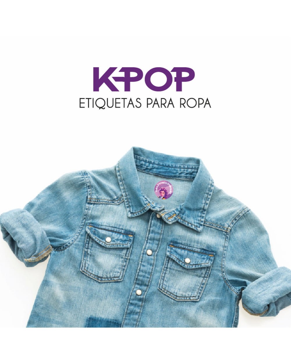 Ropa K-POP-Etiquetas Para Ropa Ropa K-POP-Etiquetas Para Ropa